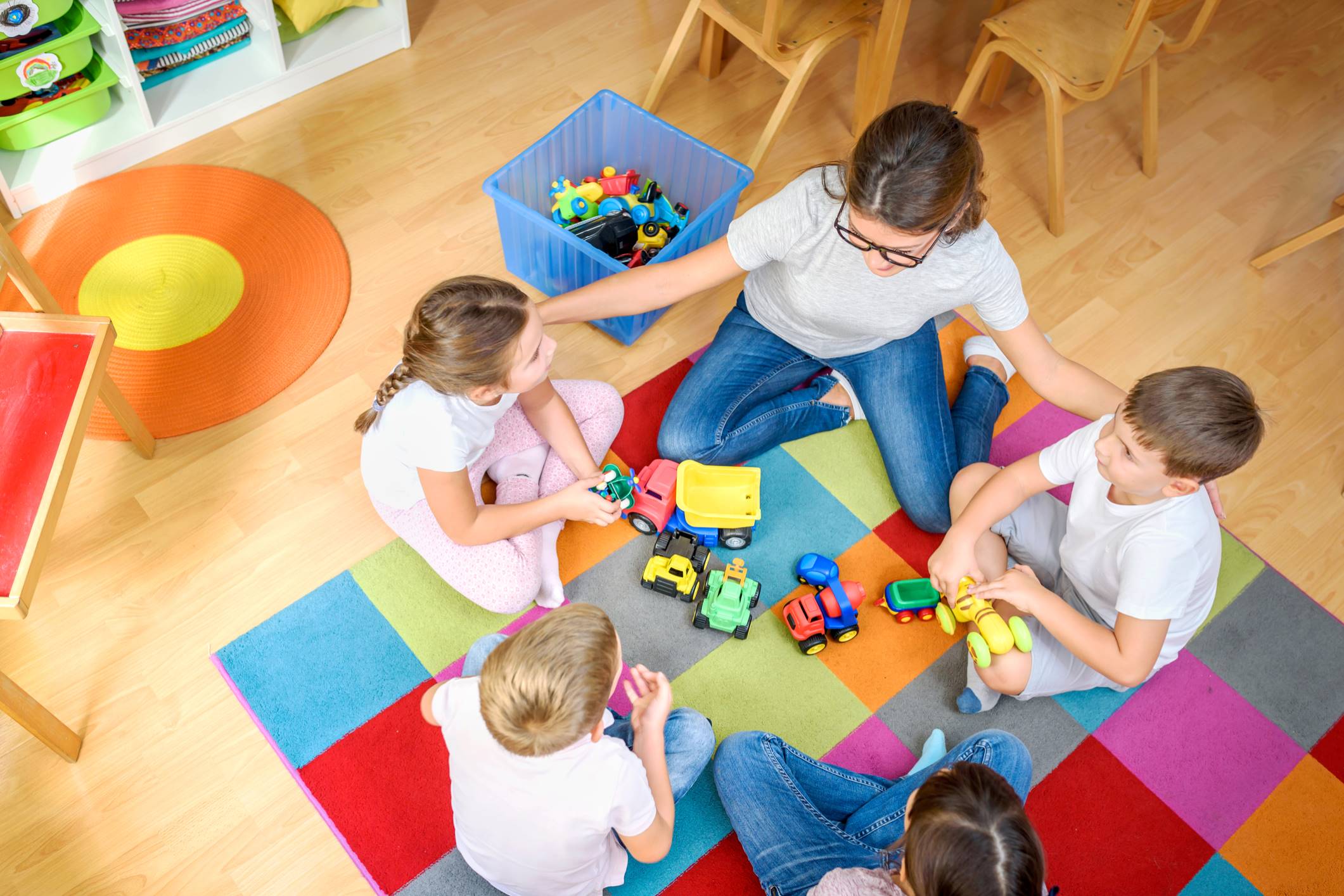 Children listening to stories | Nursery In Enniskillen | Daycare | Outdoor Play Areas | Preschool | After School Club | Holiday Club